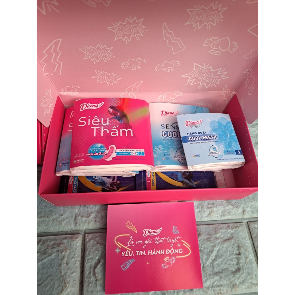 Bộ quà tặng 12 miếng BVS Diana