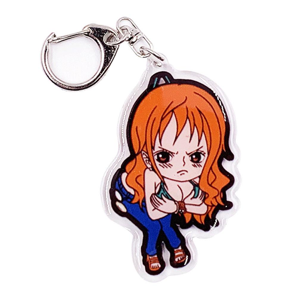 Móc Khóa Hình Nhân Vật Anime Nhật Bản Hai Mặt