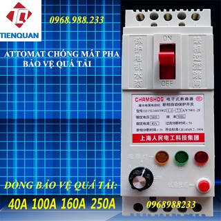Attomat chống mất pha 100A
