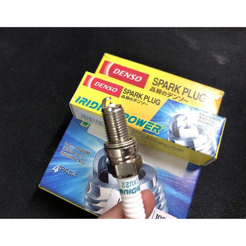 Bugi Iridium Denso chính hãng mã IXU22 cho xe Matiz 4, Spark, Suzuki Swift, Etiga.