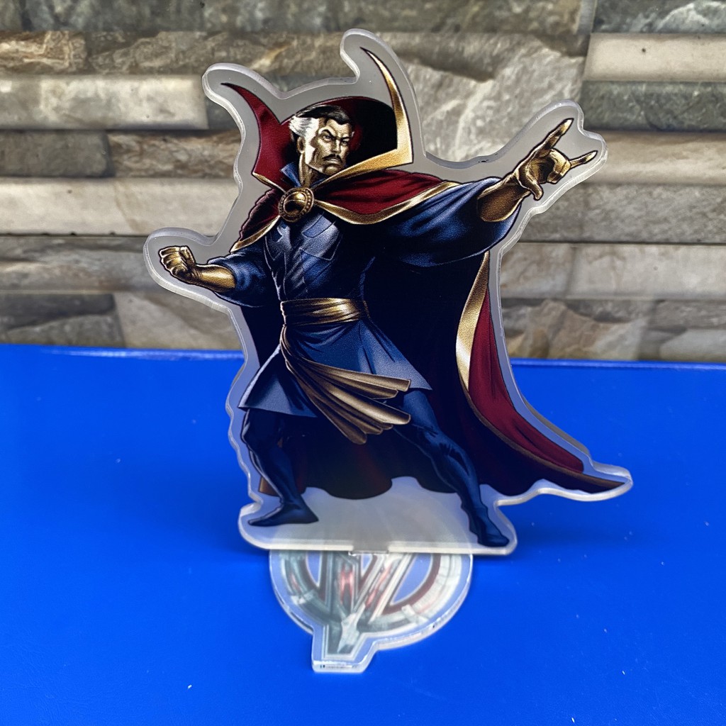(1M) Standee AVENGERS DOCTOR STRANGE Tượng Acrylic Anime mica chibi trang trí trưng bày mô hình