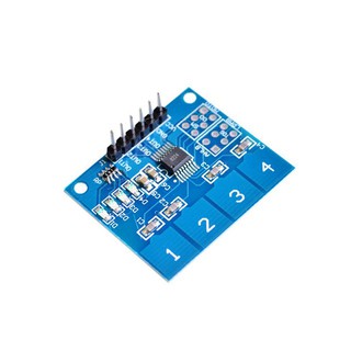 MODULE CẢM ỨNG ĐIỆN DUNG TTP224 4 KÊNH