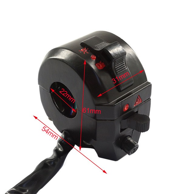 Bộ cùm công tắc Sói  thép sơn tĩnh điện độ Harley Cafe Racer Chopper Bobber CG125 SU GN125 Win Honda Yamaha