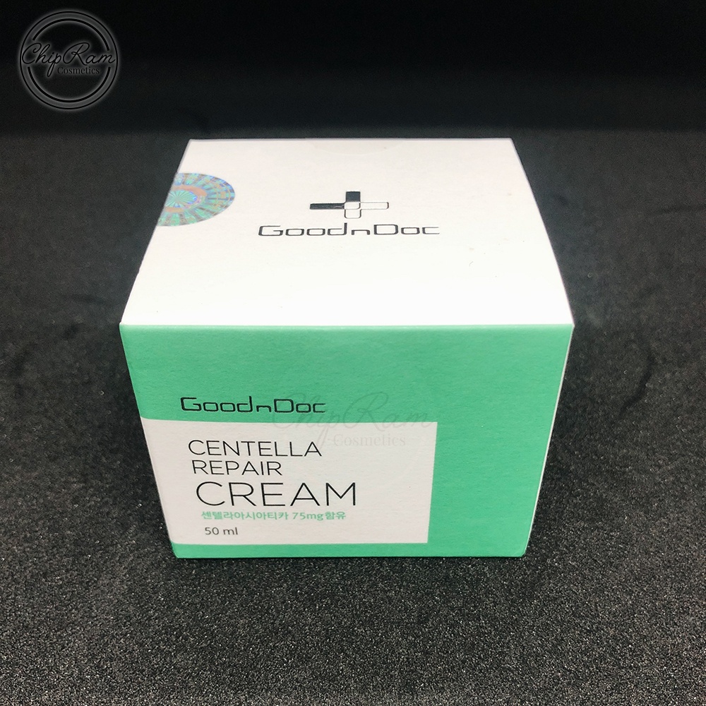 Kem dưỡng ẩm phục hồi rau má Goodndoc Centella Repair Cream 50ml