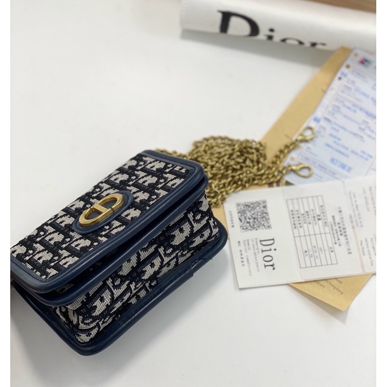 Túi Dior thổ cẩm mini size 15 FULL BOX