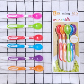 [Cái lẻ] Thìa siêu mềm Munchkin cho bé 3M+
