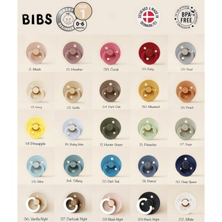 Ti giả chống vẩu mềm như ti mẹ BIBS COLOUR ( tặng kèm hộp đựng )