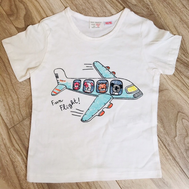 Áo hình máy bay bé trai