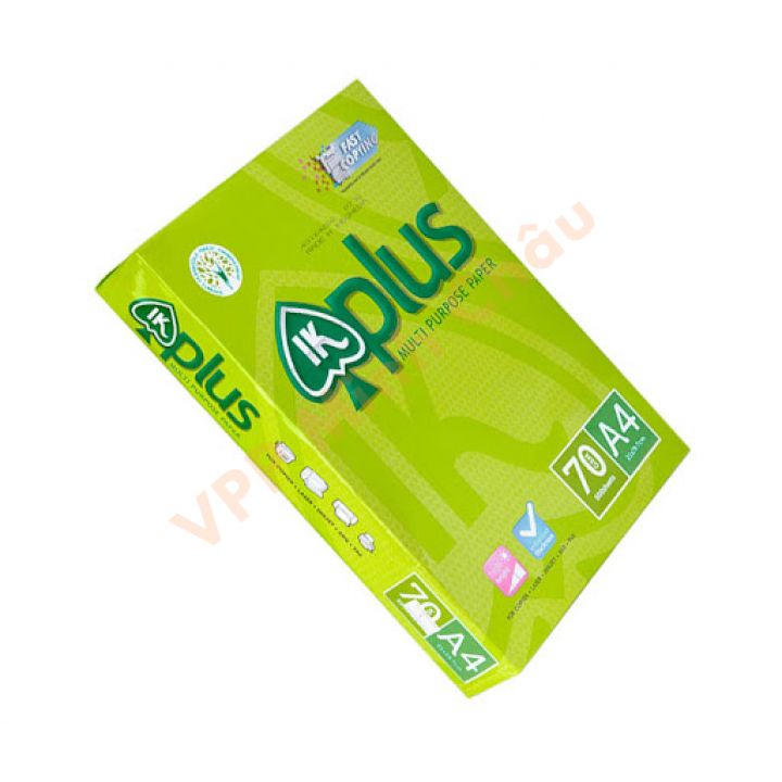 Giấy A4 ,Giấy in A4 IK PLus Định lượng 70GSM Khổ A4 và A5