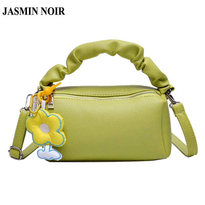 Túi Xách JASMIN NOIR Da PU Hình Gối In Hoa Nhài Thời Trang Cho Nữ