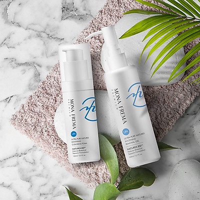 Sửa Rửa Mặt Mona Frema - UPA Ultra-pure Naturex Soothing Cleansing Foam 150ML cho da nhạy cảm