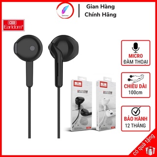 Tai Nghe Nhét Tai Có Dây Earldom E52 Chính Hãng Chống Ồn Tích Hợp Micro Jack 3.5 Sử Dụng Cho Điện Thoại Laptop