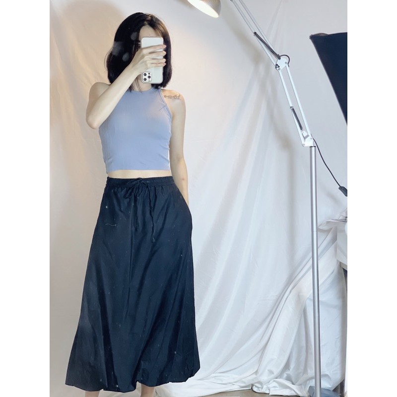 ⭐️Xả Hàng⭐️ Áo Croptop nữ chất cotton, áo ba lỗ cộc tay nữ vải co giãn 4 chiều. | BigBuy360 - bigbuy360.vn