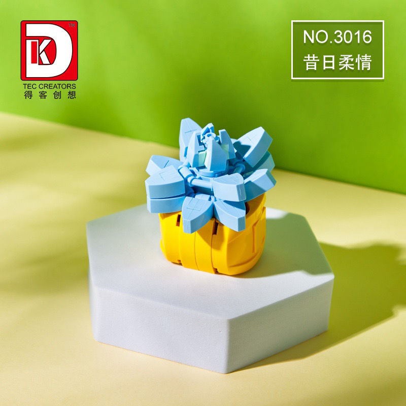 Đồ chơi Lắp ráp Mô hình Botanical Garden DK 3013-20 chậu cây mọng nước cảnh sáng tạo dành cho trẻ em