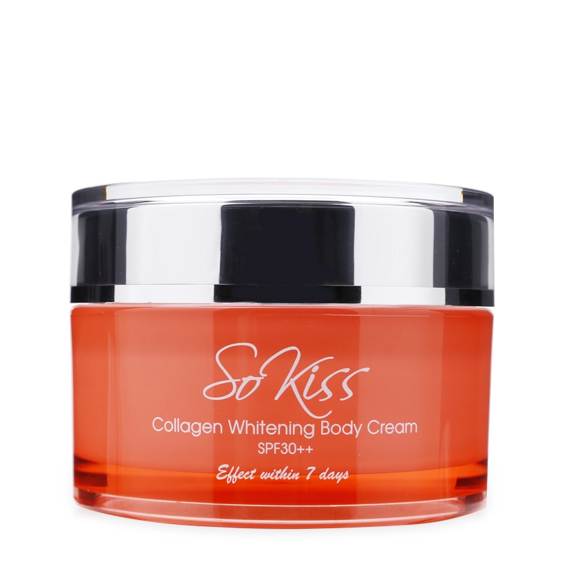 Kem dưỡng trắng da toàn thân Sokiss Collagen Whitening Body Cream SPF30 PA++ 100g