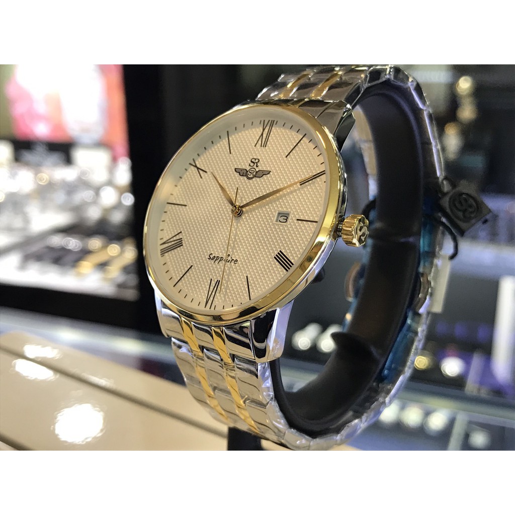Đồng Hồ Đôi MẶT KÍNH Sapphire SRWATCH SL1074.1202TE - SG1074.1202TE chống nước chống