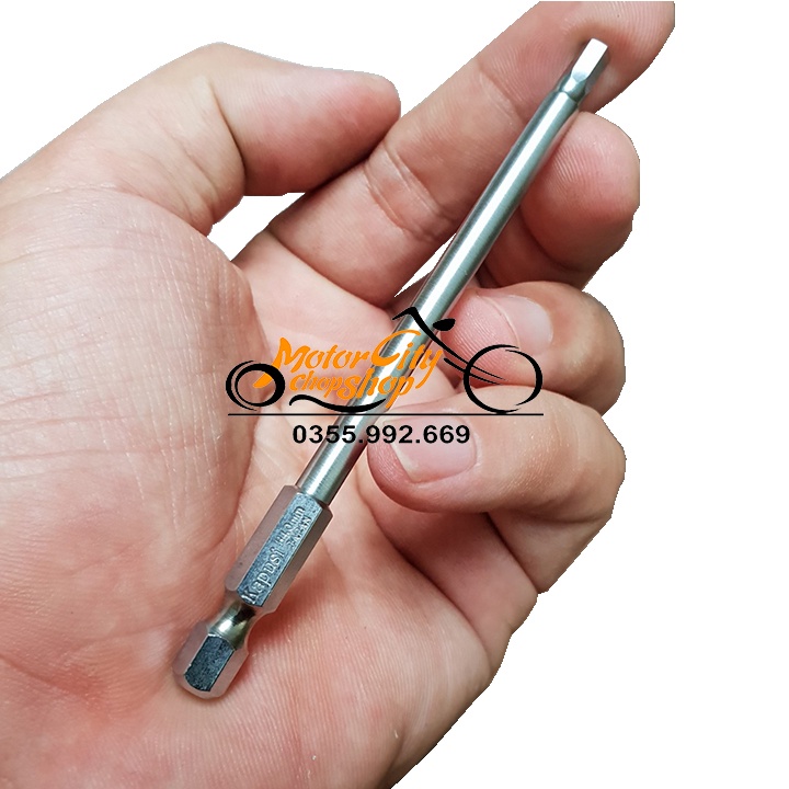 Đầu Lục Giác H4.0mm Cho Khoan Máy Bắn Vít KAPUSI JAPAN