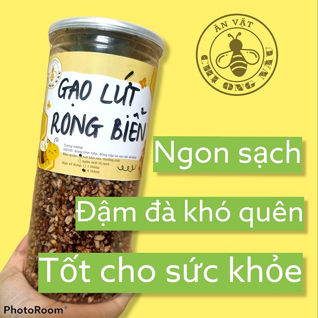 Gạo Lứt Rong Biển [ HẤP DẪN] Hũ Pet 300Gr Ăn Vặt Đồ Chay Healthy Tốt Cho Sức Khỏe Anvatchiongnau