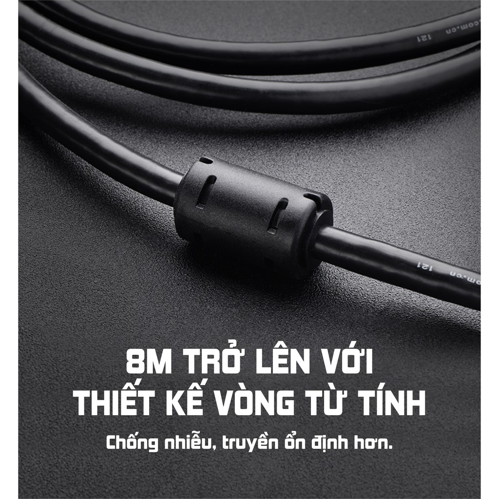 Dây HDMI 2.0/1.4 thuần đồng khử Oxy hóa UGREEN HD116 - Hàng phân phối chính hãng - Bảo hành 18 tháng