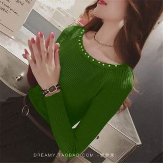 Áo len đính ngọc Quảng Châu