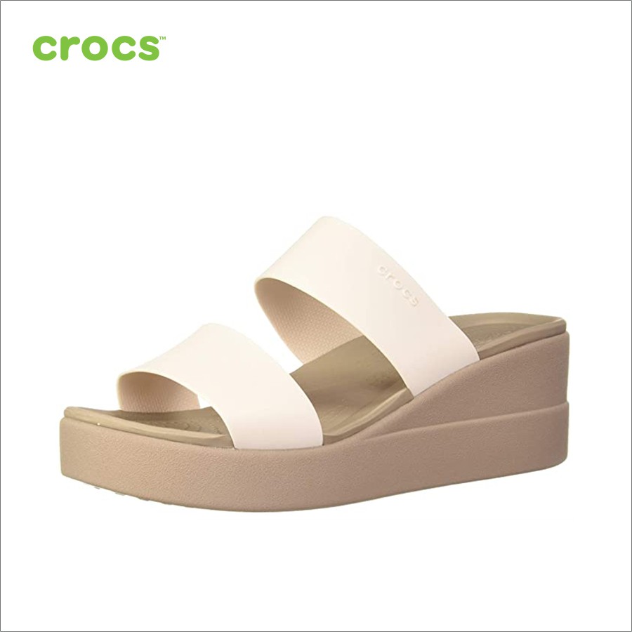 Giày Nữ Crocs - Brooklyn Mid Wedge 206219-16T