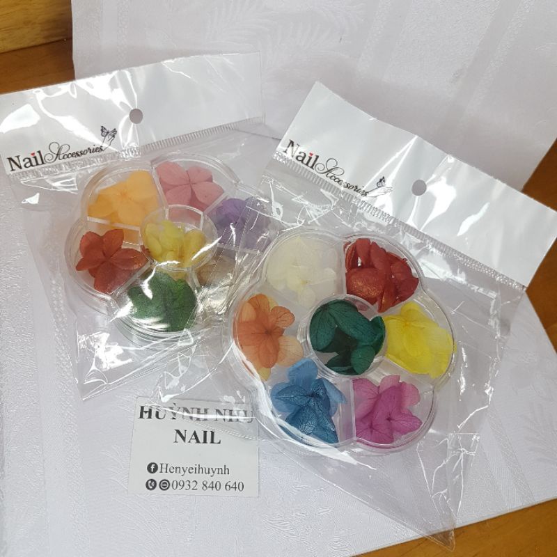 HOA KHÔ ẨN NAIL - HOA LỤA NHẬT LOẠI CAO CẤP