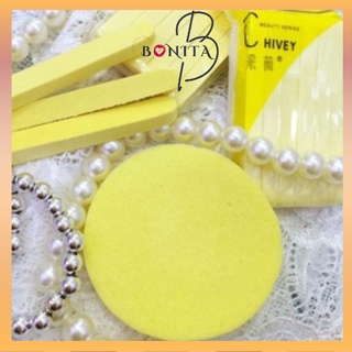 Mút rửa mặt bọt biển thanh nén 12 miếng Chivey bông nở rửa mặt