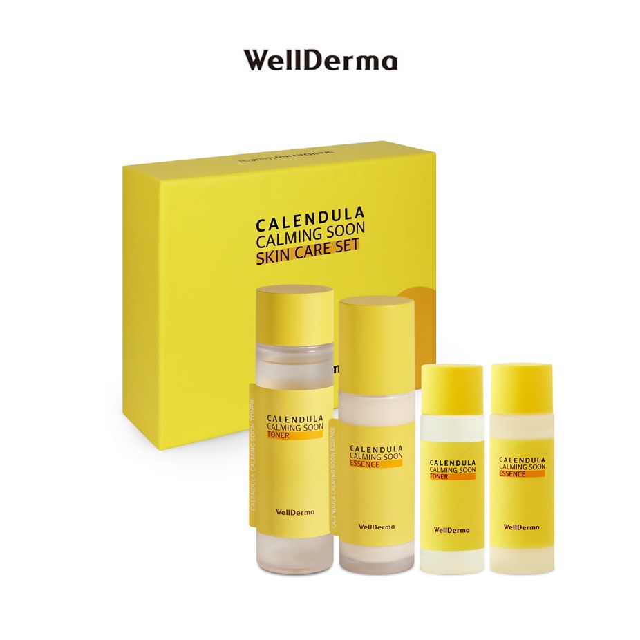 Set 2 sản phẩm dưỡng da WELLDERMA chiết xuất hoa cúc xuxi làm dịu và chăm sóc da