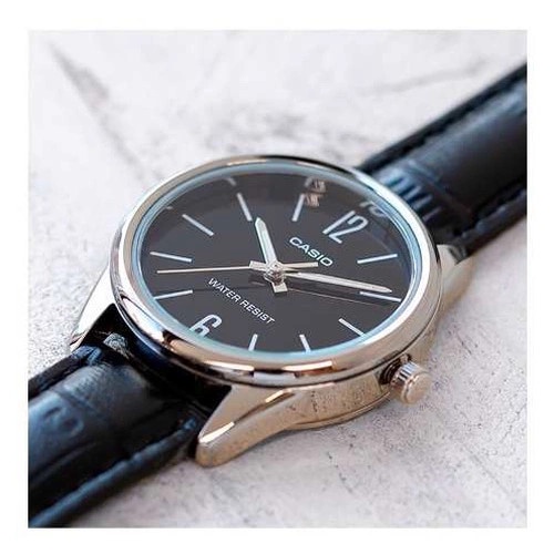 Đồng hồ nam dây da chính hãng Casio MTP-V005L-1BUDF