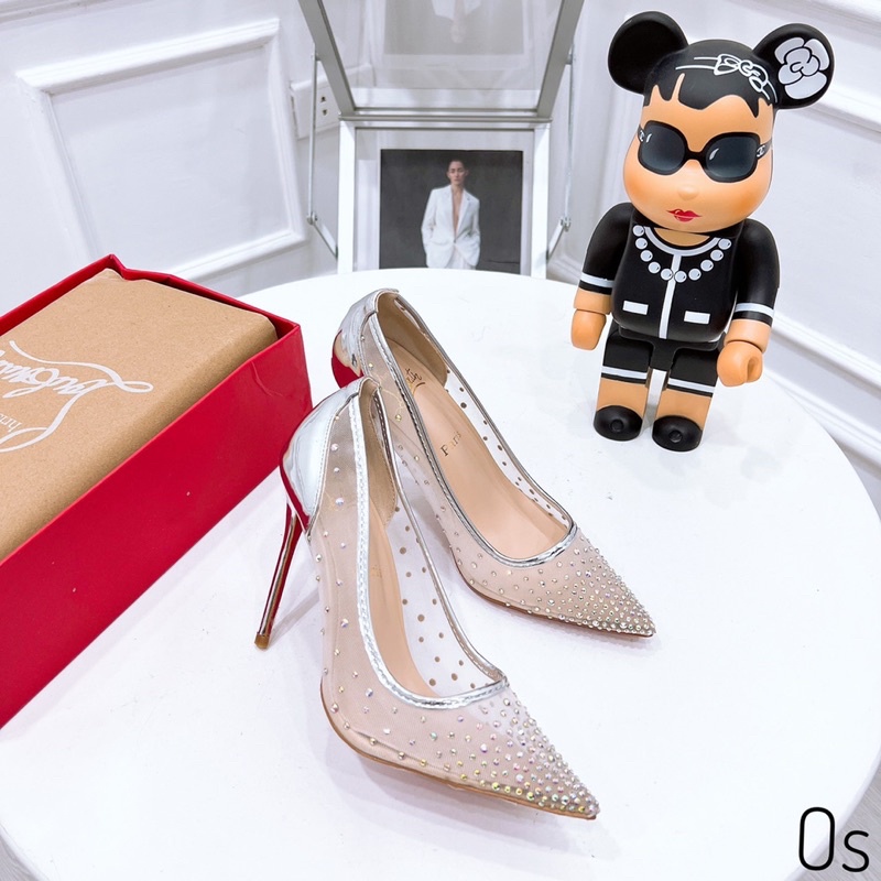 Giày cao gót lbt full đá 9p fullbox