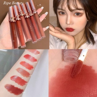 Bộ son CACE, set 5 son vỏ gấu xinh xắn không khô môi Chang's Store