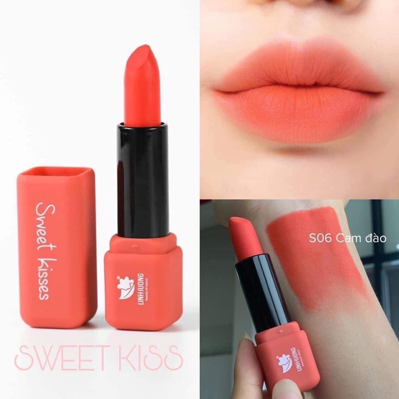 Son Kẹo Linh Hương, son thuần chay chuẩn màu