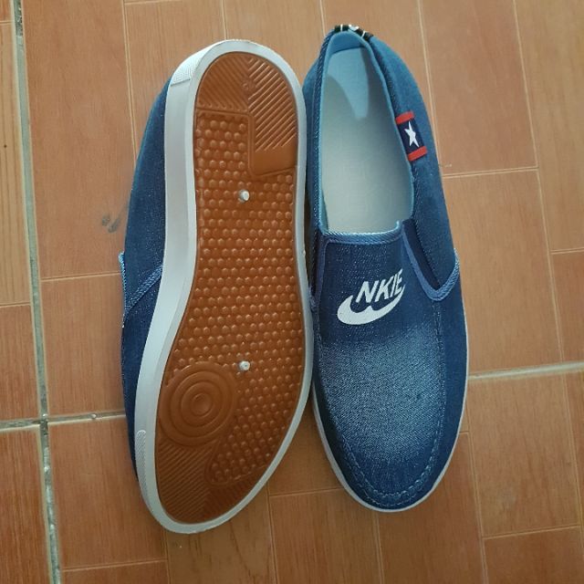 Giày lười jean nam hàng nhập | BigBuy360 - bigbuy360.vn