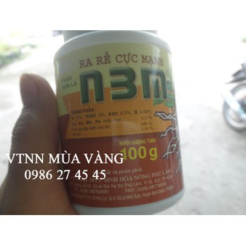 Phân bón Lan kích thích ra rễ cực mạnh N3M hiệu quả nhất 100g