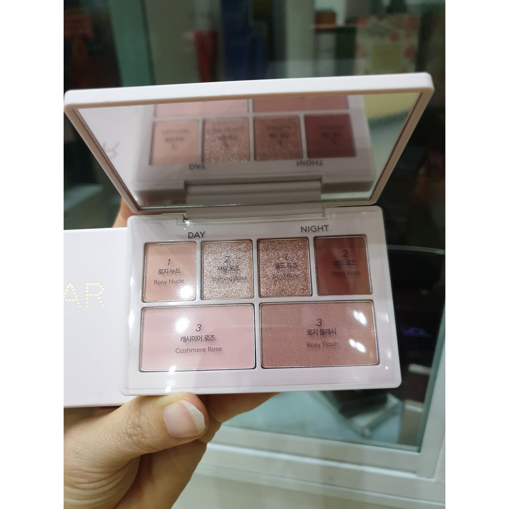 Hộp phấn mắt & phấn má hồng Missha (Missha Mood & More Palette) 6 màu (SỐ 2 (ROZY BAR))