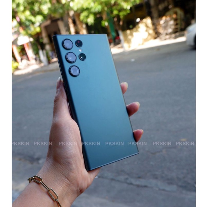 Miếng dán skin ppf trong samsung S22 ultra, s22 plus , s23 ultra full lưng viền và màn hình ppf thủy lực