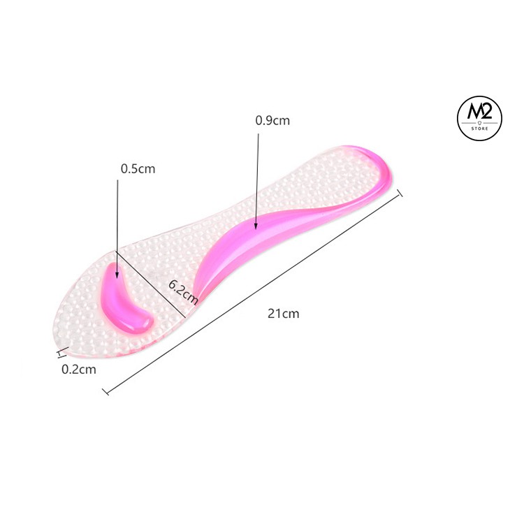 Lót giày cao gót silicon cả bàn C02