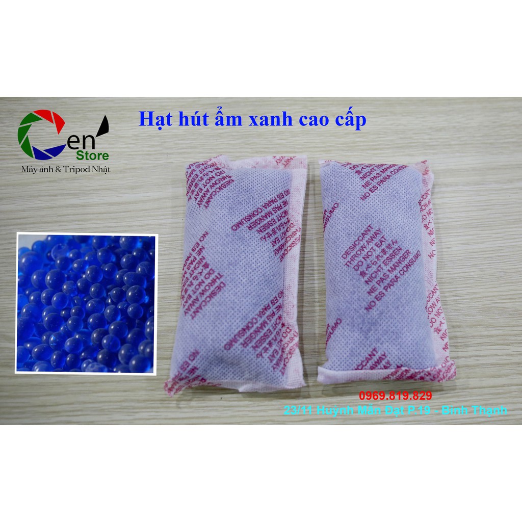 100g Hạt hút ẩm xanh cao cấp
