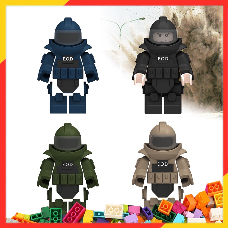 Bộ Đồ Chơi Lego Lắp Ráp Mô Hình Quân Đội Cho Bé