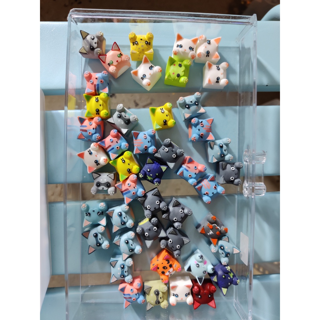 Artisan keycap Cat keycap Bàn Phím Cơ Làm Bằng Nhựa Tùy Chỉnh Được Cá Nhân Hóa