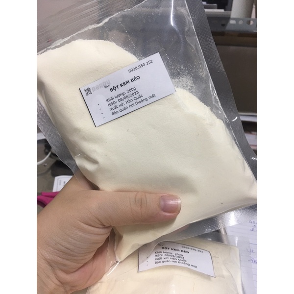 BỘT KEM BÉO THỰC VẬT/ BỘT SỮA PHA TRÀ SỮA GÓI LẺ 200g | BigBuy360 - bigbuy360.vn