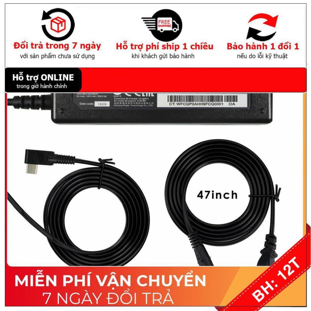 [BH12TH] ⚡️[Sạc zin]Sạc laptop hp 20V-2.25A 15V-3A 9V-3A 5V-3A chân c ZIN