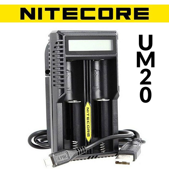 Sạc thông minh Nitecore UM20 2 Rãnh Xạc Bảo Hành 12 Tháng