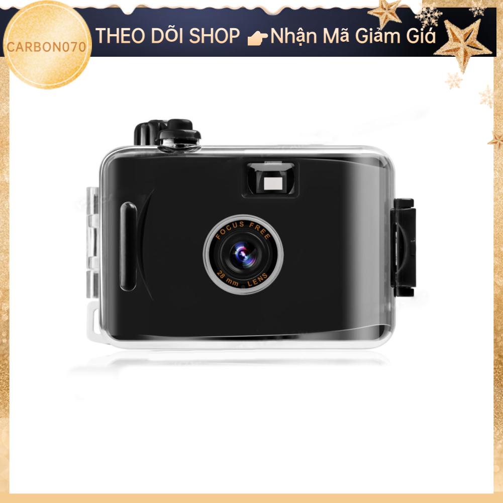 Hàng HOT Máy ảnh Lomo mini dễ thương kèm vỏ ngoài chống nước Máy ảnh phim cổ điển có thể tái sử dụng thu nhỏ tự động【Carbon070】