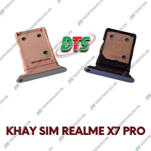 Khay sim oppo Realme X7 Pro màu trắng, xanh
