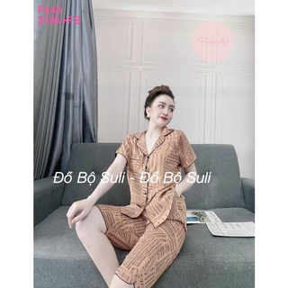 Bộ pijama mango cao cấp lửng sang trọng - đồ bộ suli