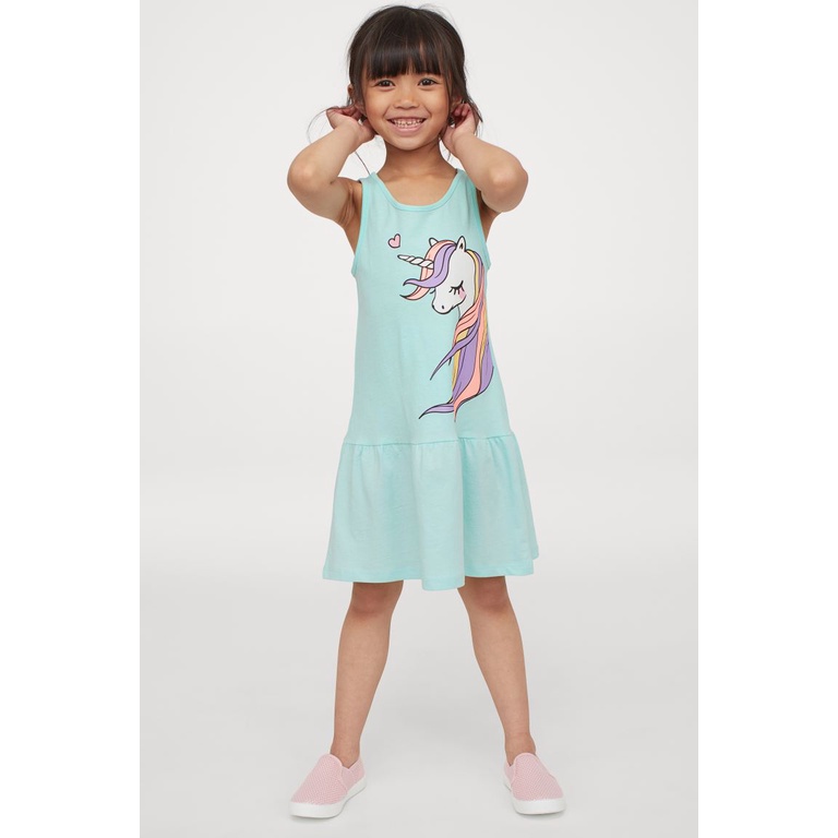 Váy cotton bé gái HM