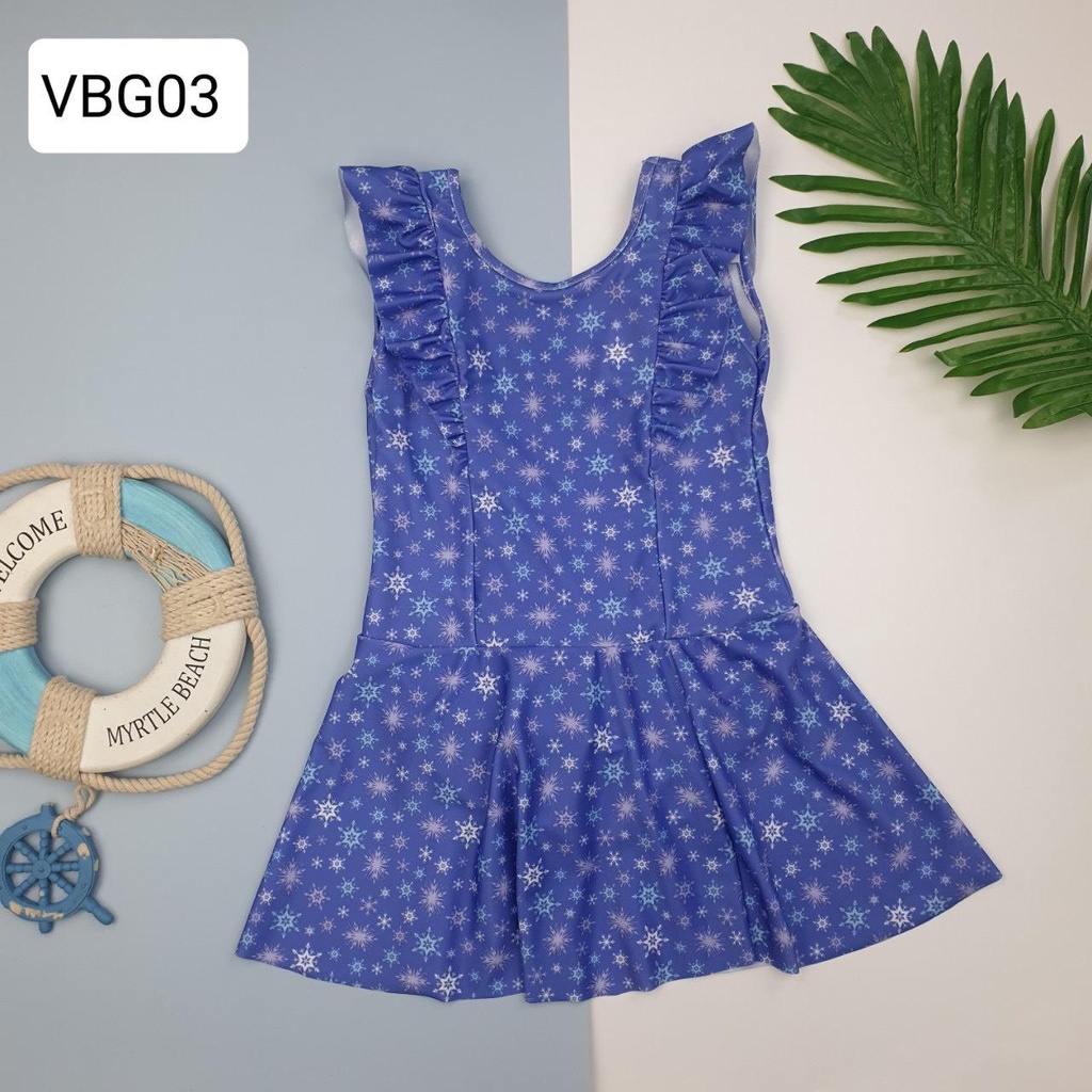 Váy bơi LITIBABY bé gái thiết kế, size 6/11