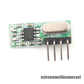 Ecvn 1pc rx500a 433mhz superheterodyne rf relay wireless receiver module
