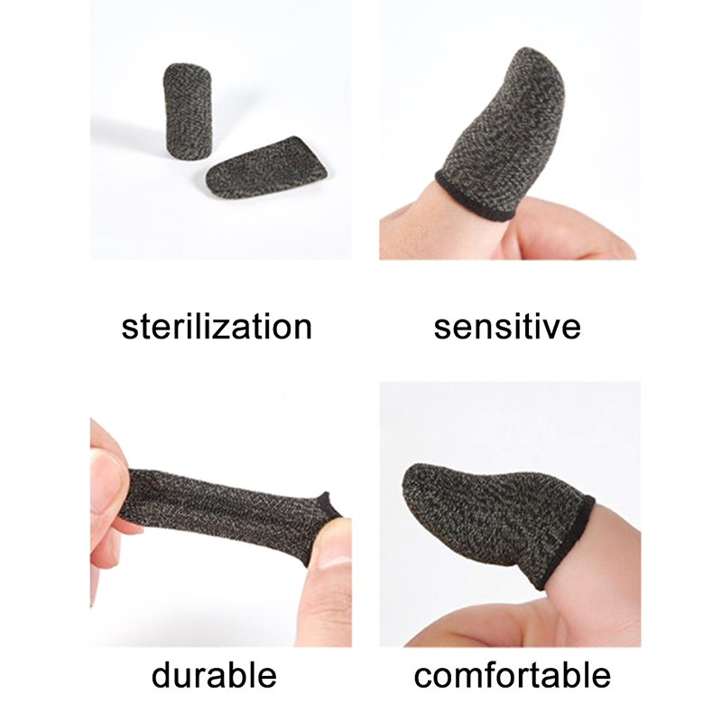 Set 2 Bọc Bảo Vệ Ngón Tay Chơi Game Thoáng Khí Chống Mồ Hôi Kèm Hộp Đựng | BigBuy360 - bigbuy360.vn